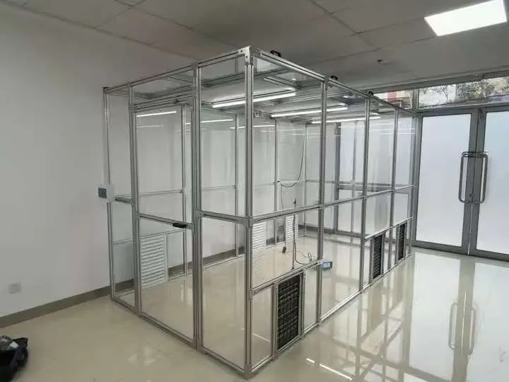 Модульная чистая зона Hanchuan Clean, класс ISO 5–8